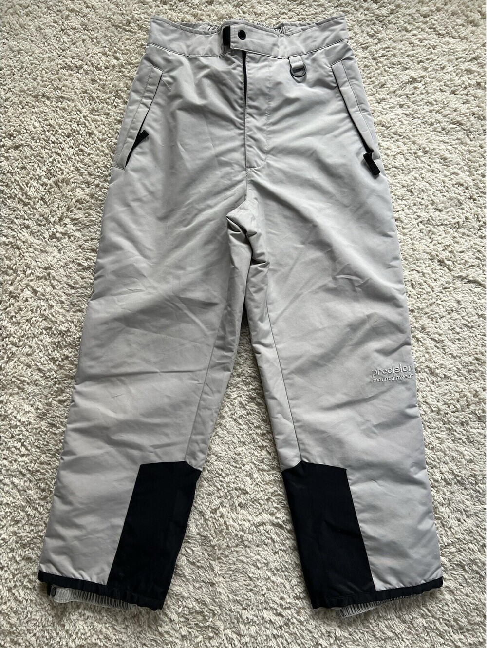 Precision Mountain Wear Men’s Size Small Snow Pants Ski Snowboard Full Zip Sides